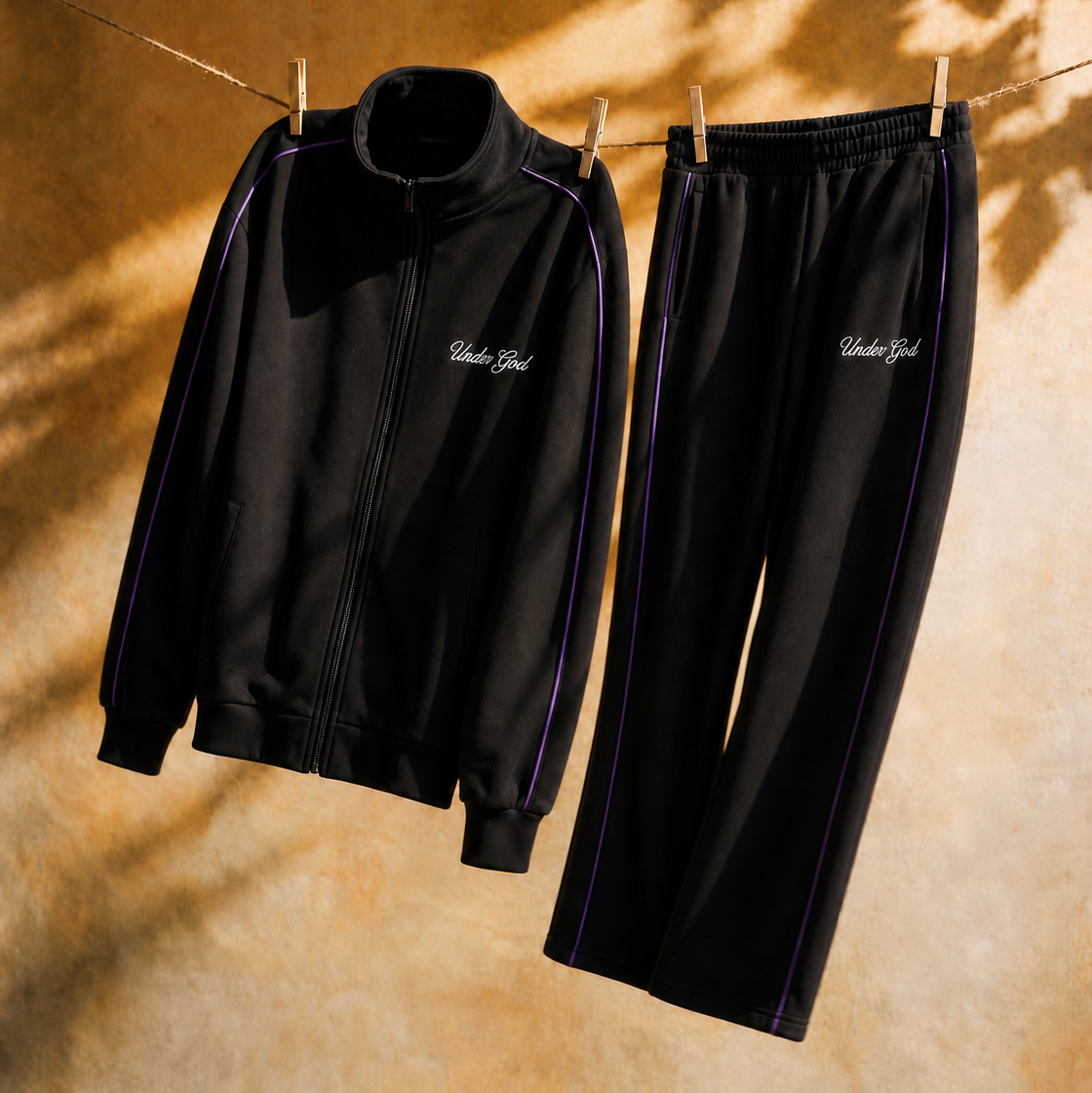 Divinity Tracksuit Set - Black